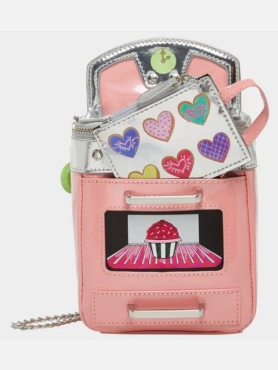 Betsey Johnson Handbags - Betsey Johnson Kitsch L'Oven You Crossbody Bag